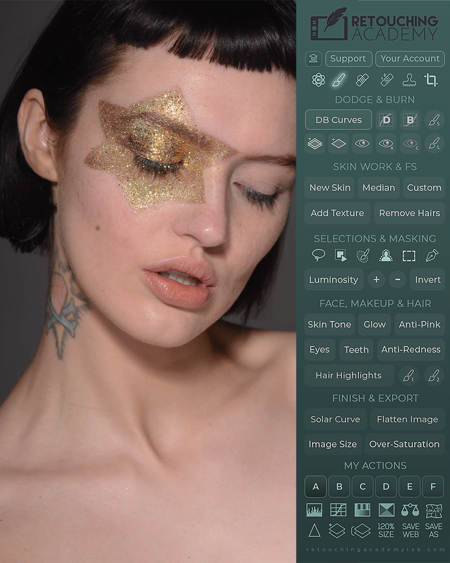 Retouching Academy Beauty Retouch Panel V5