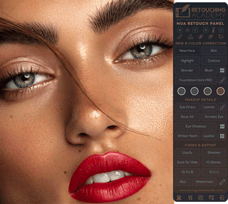 Retouching Academy - MUA Retouch Panel